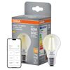 LED-Leuchtmittel 'SMART+ MATTER Filament Classic shapes Dimmable' dimmbar Standardform klar E27 6 W 806 lm warmweiß