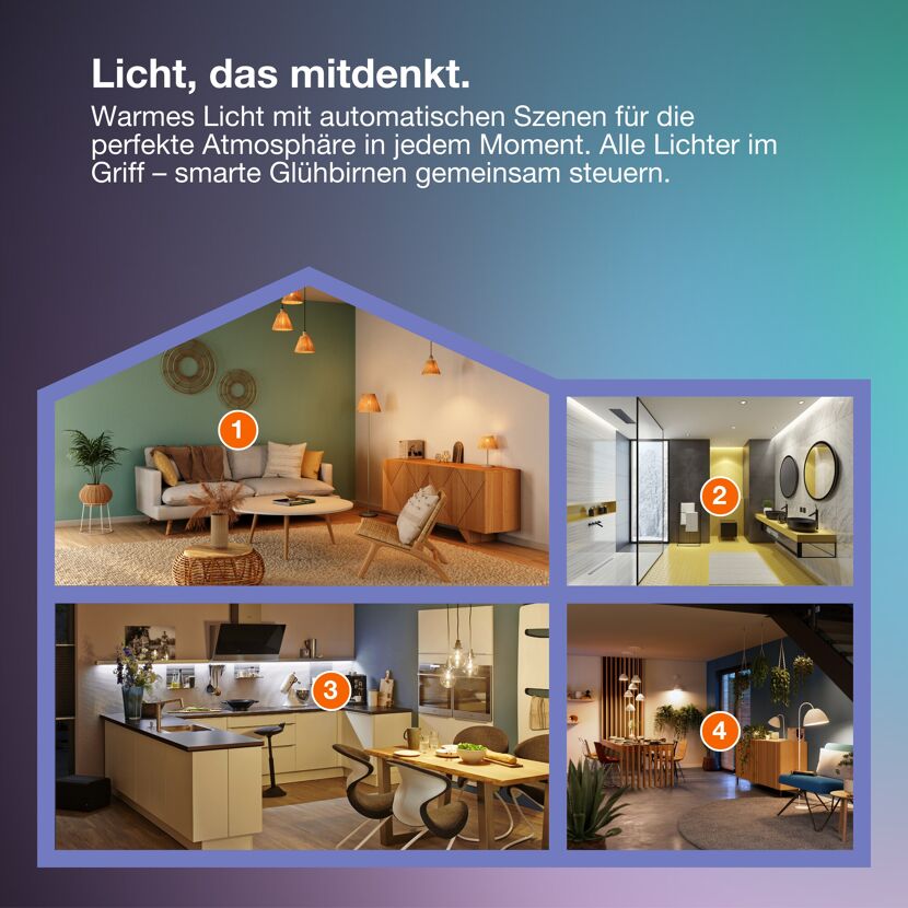 LED-Kerze 'Classic Shapes' 4 W 806 lm