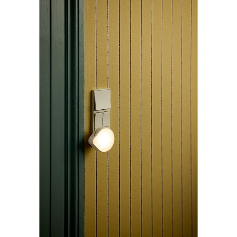 LED-Nachtlicht 'Lunetta Raindrop DIM' dimmbar 0,5 W 15 lm warmweiß 6,3 x 6,4 x 5,5 cm
