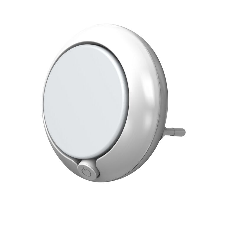 LED-Nachtlicht 'Lunetta Round' 0,3 W 3 lm warmweiß Ø 7,1 x 5 cm