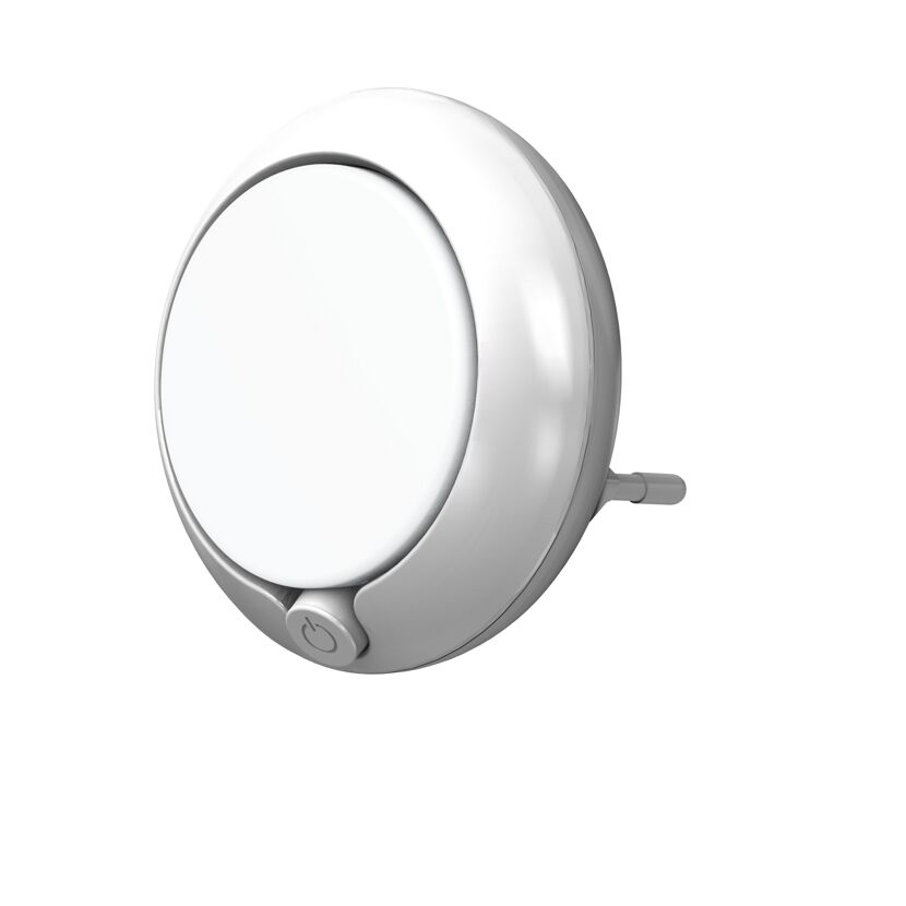 LED-Nachtlicht 'Lunetta Round' 0,3 W 3 lm warmweiß Ø 7,1 x 5 cm