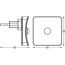 LED-Nachtlicht 'Lunetta Square' 0,3 W RGB - tunable white 6,2 x 6,2 x 6,2 cm