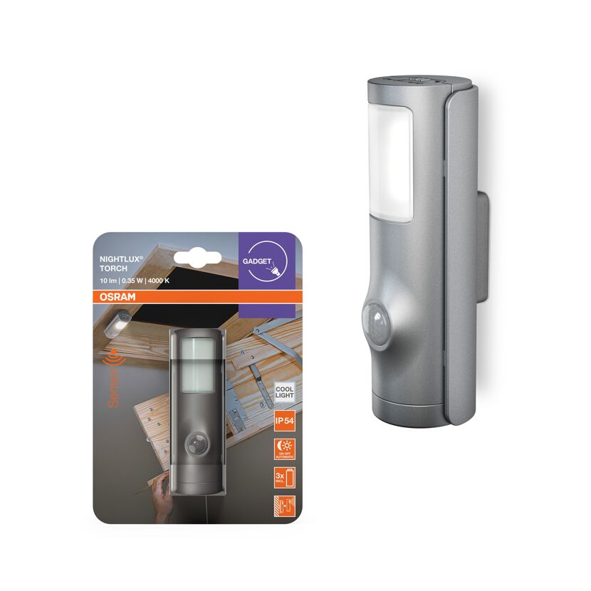 LED-Nachtlicht 'Nightlux Torch' 0,35 W 10 lm neutralweiß 4,2 x 10,8 x 3,6 cm