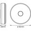 LED-Deckenleuchte 'Dot-It Touch' dimmbar 0,45 W 32 lm neutralweiß Ø 6,5 x 1,8 cm