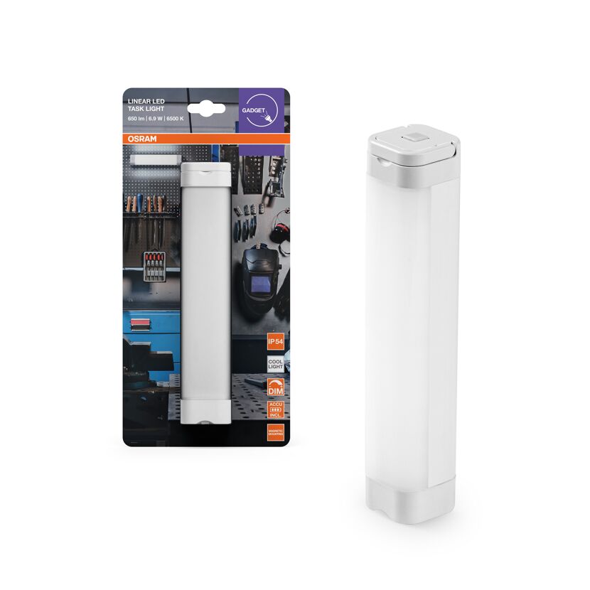 LED-Wandleuchte 'Tasklight' dimmbar 6,9 W 400 lm tageslichtweiß 4,3 x 21,5 x 4,2 cm
