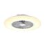 LED-Deckenleuchte mit Ventilator weiß, Fernbedienung Ø 60 x 17 cm