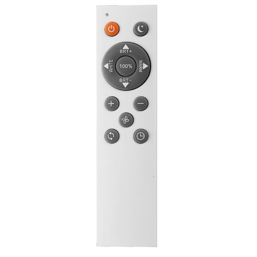 LED-Deckenleuchte mit Ventilator weiß, Fernbedienung Ø 60 x 17 cm