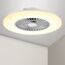 LED-Deckenleuchte mit Ventilator weiß, Fernbedienung Ø 60 x 17 cm