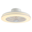 LED-Deckenleuchte mit Ventilator weiß, Fernbedienung Ø 51 cm