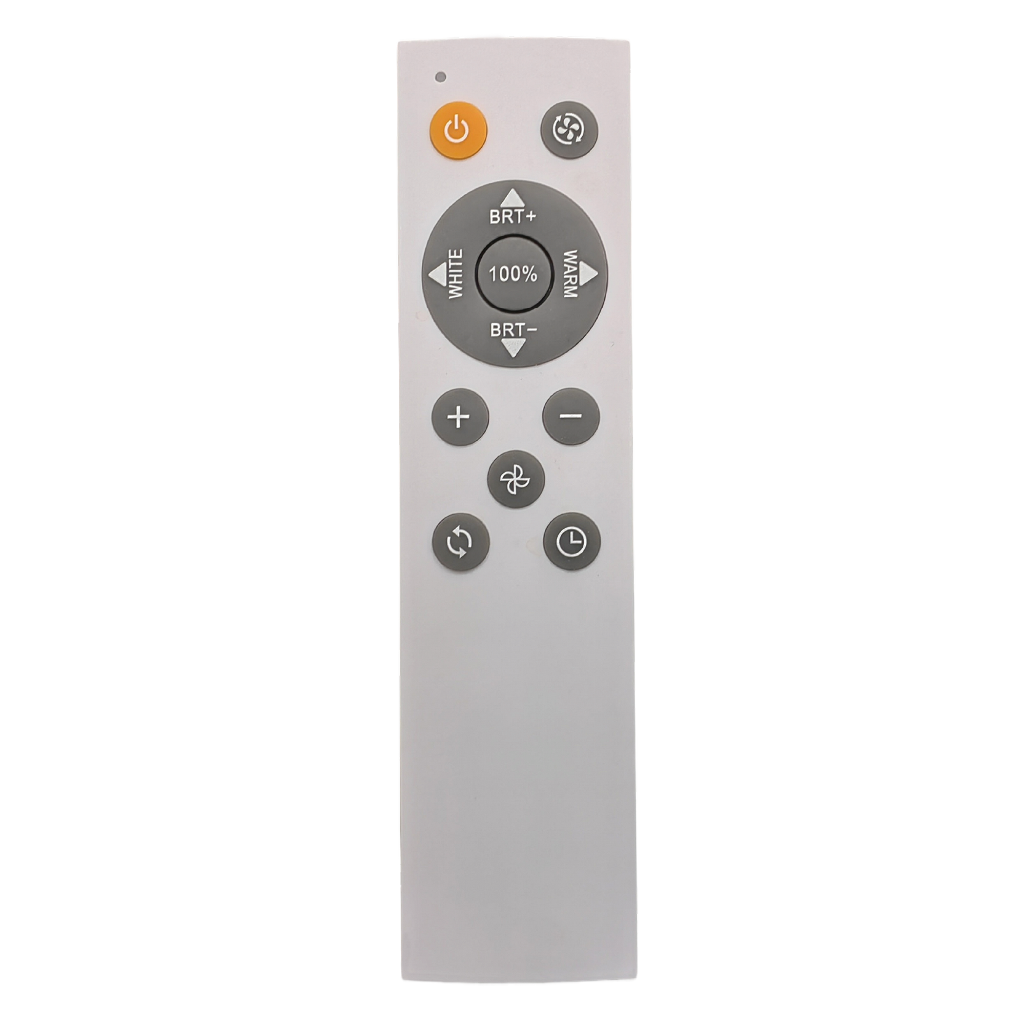 LED-Deckenleuchte mit Ventilator weiß, Fernbedienung Ø 51 cm