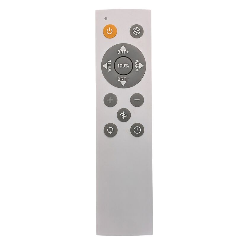 LED-Deckenleuchte mit Ventilator weiß, Fernbedienung Ø 51 cm