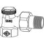 Rücklaufverschraubung 'Regutec' 21,3 mm (1/2") E-Form