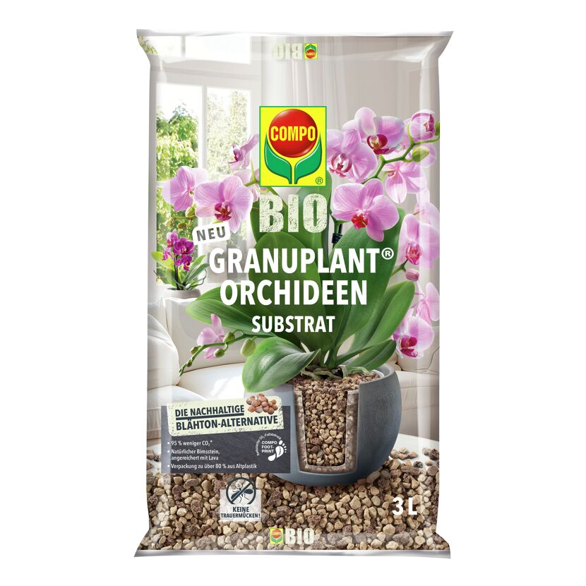 Bio-Substrat 'Granuplant Orchideen' 3 l