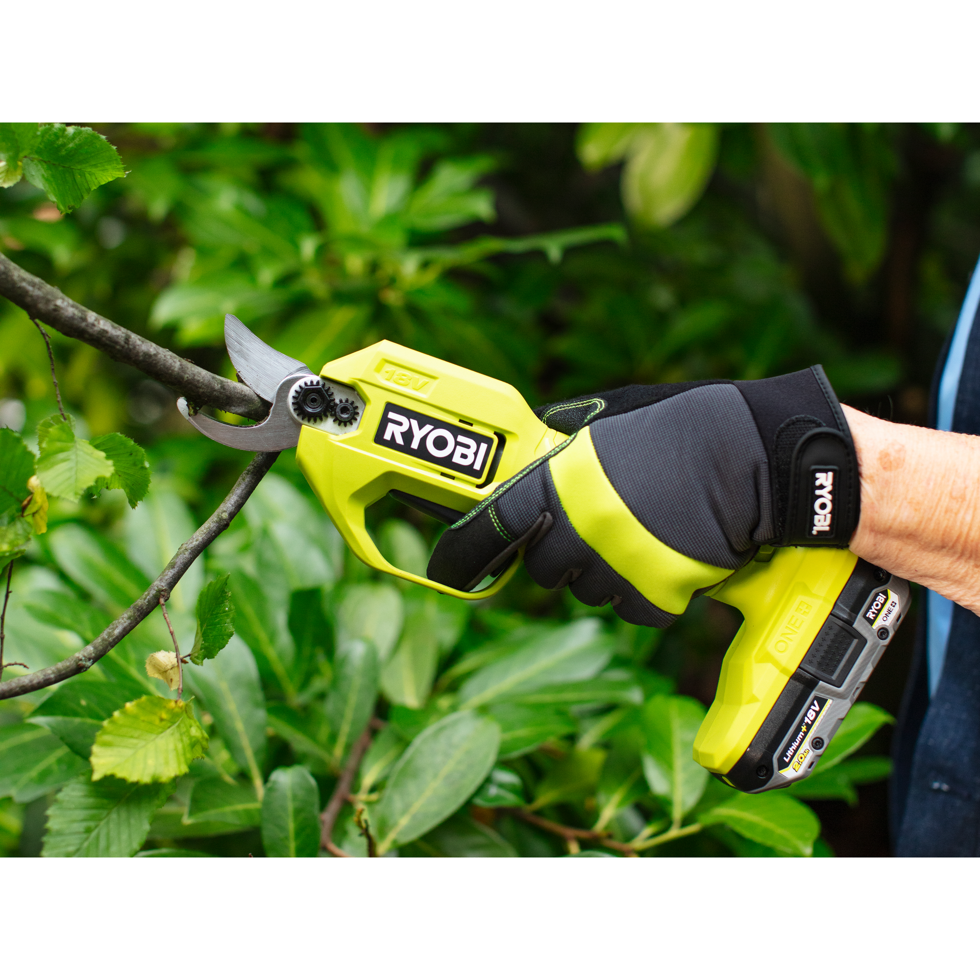 Akku-Gartenschere 'RY18SCA-0' 18 V ohne Akku und Ladegerät