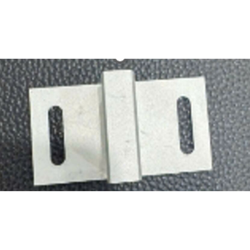 Halterung für WPC-Zaun Aluminium 16 x 9 cm 8 Stück inklusive 16 Schrauben