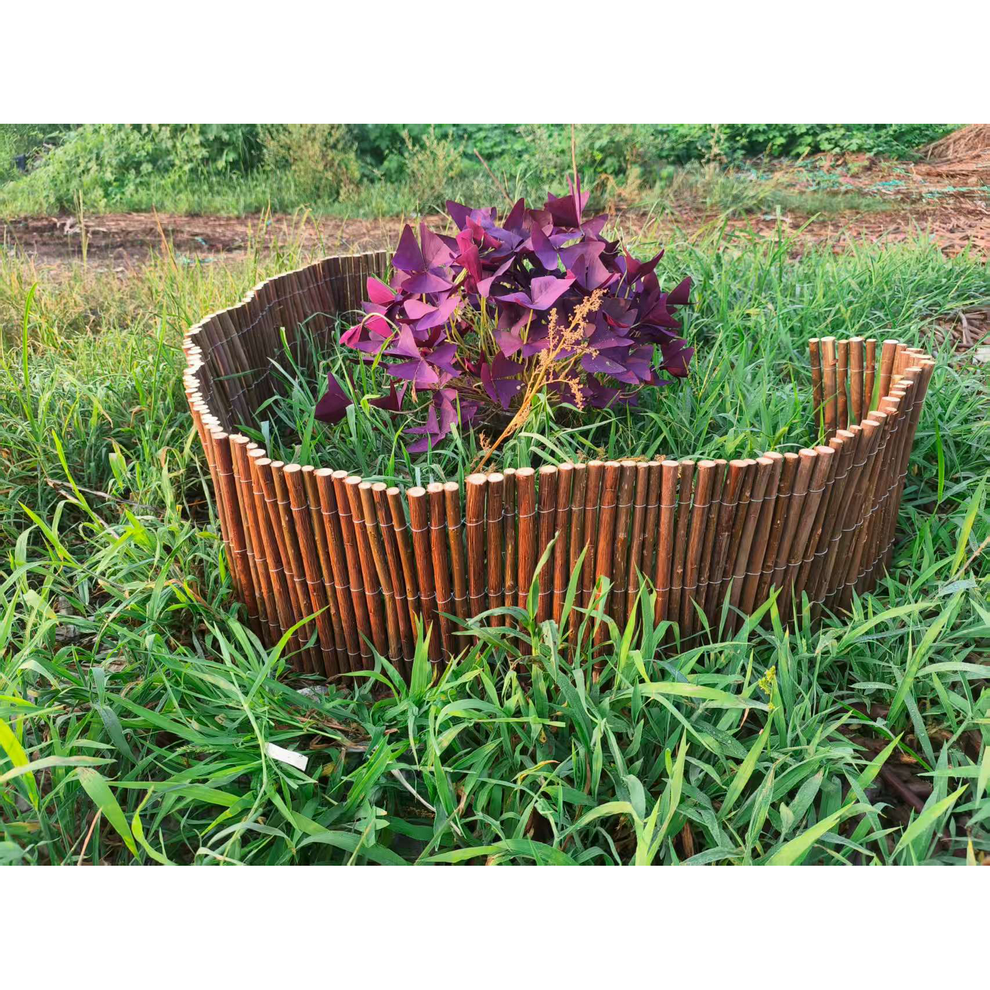 Beetumrandung gerade Weide 200 x 40 cm