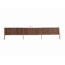 Beetumrandung gerade Weide 200 x 40 cm