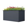 Hochbeet 'Moni' mit Schneckenkante anthrazit 150 x 77 x 75 cm