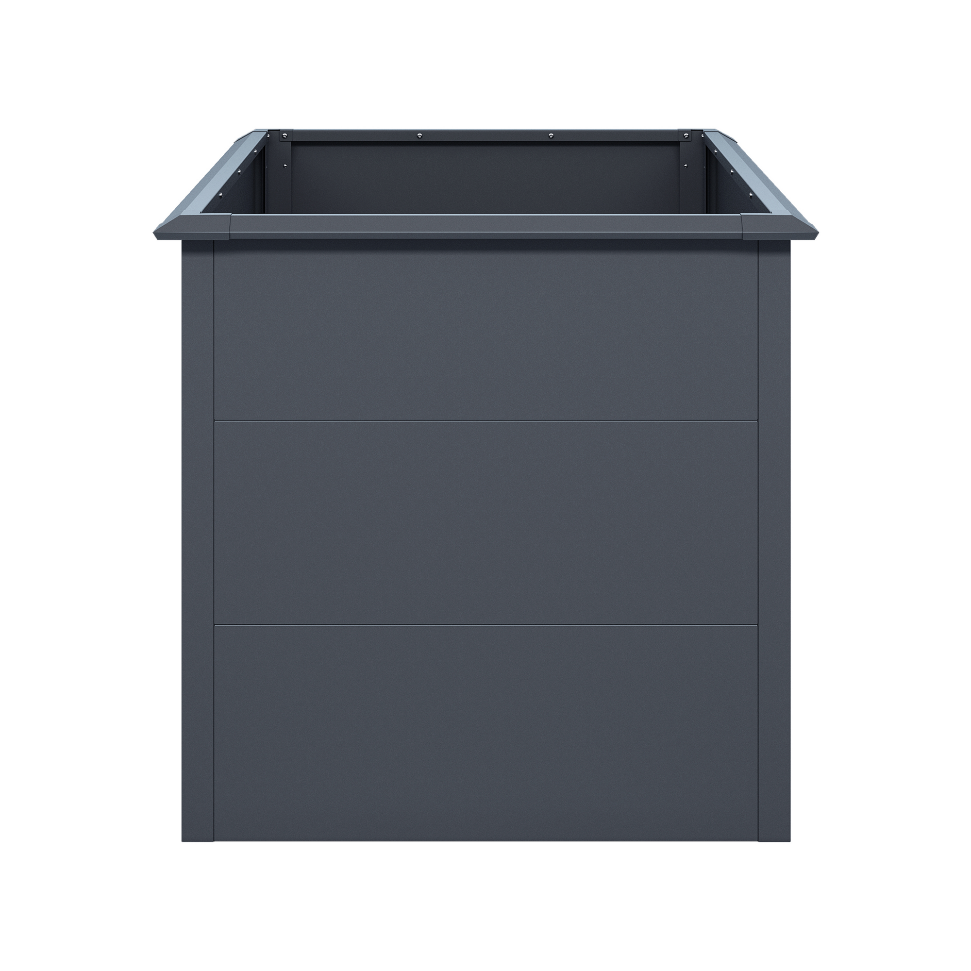 Hochbeet 'Moni' mit Schneckenkante anthrazit 150 x 77 x 75 cm