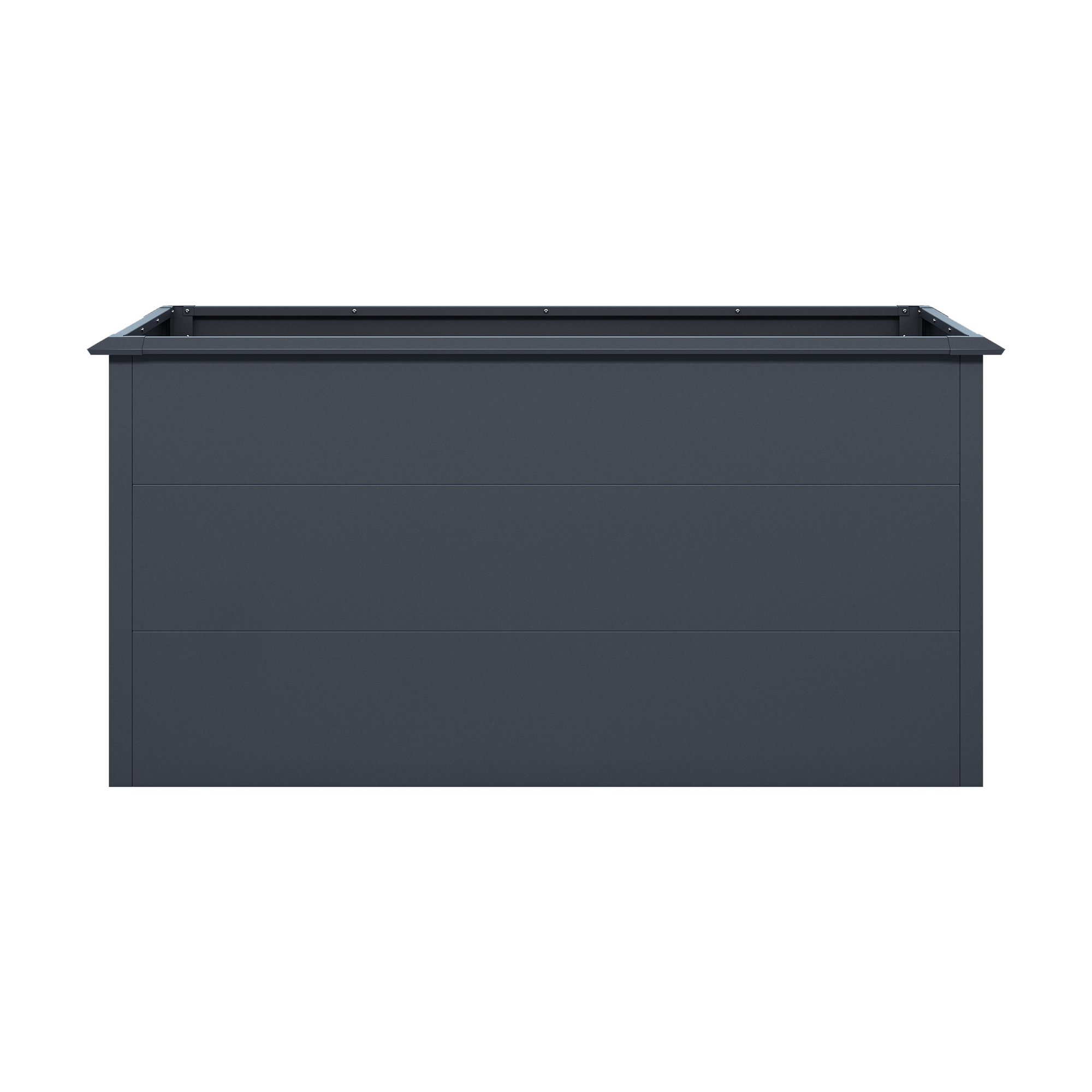 Hochbeet 'Moni' mit Schneckenkante anthrazit 150 x 77 x 75 cm
