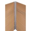 Hochbeet WPC sand 160 x 75 x 70 cm