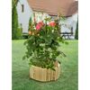 Beetabtrennung Bambus naturfarben 114 x 18/36 cm
