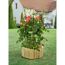 Beetabtrennung Bambus naturfarben 114 x 18/36 cm