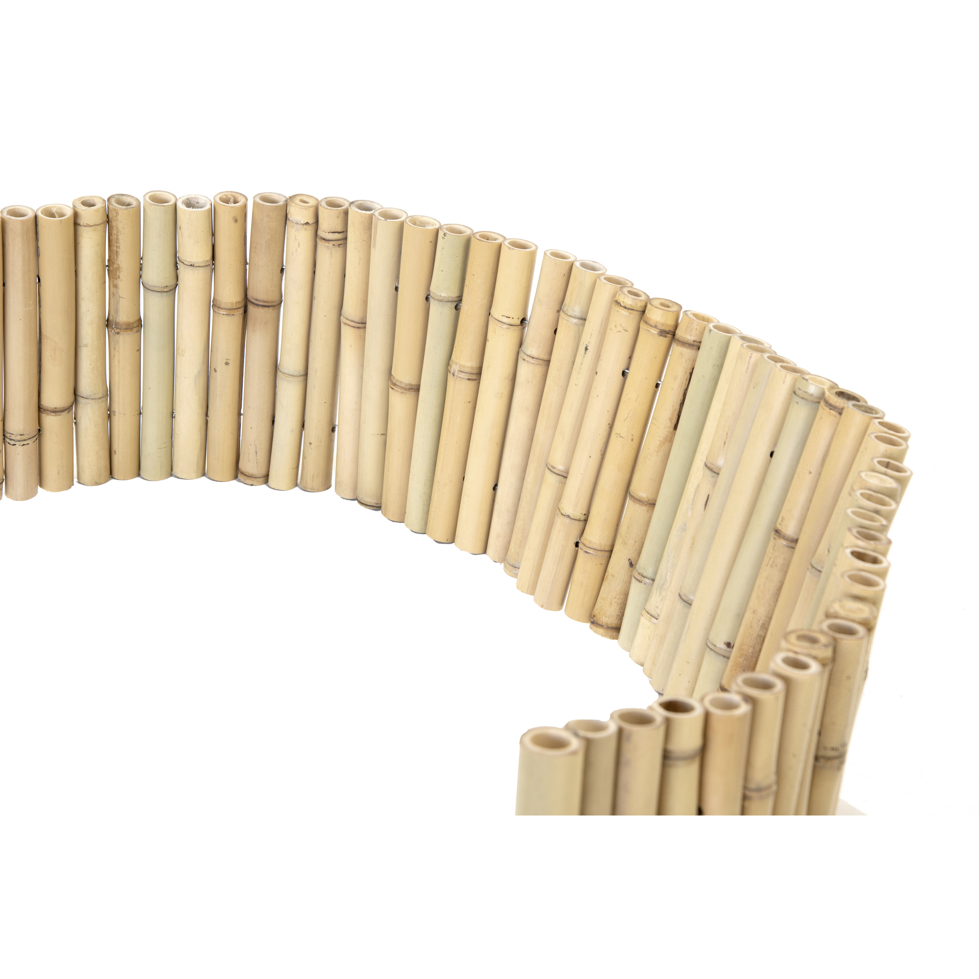 Beetabtrennung Bambus naturfarben 114 x 18/36 cm