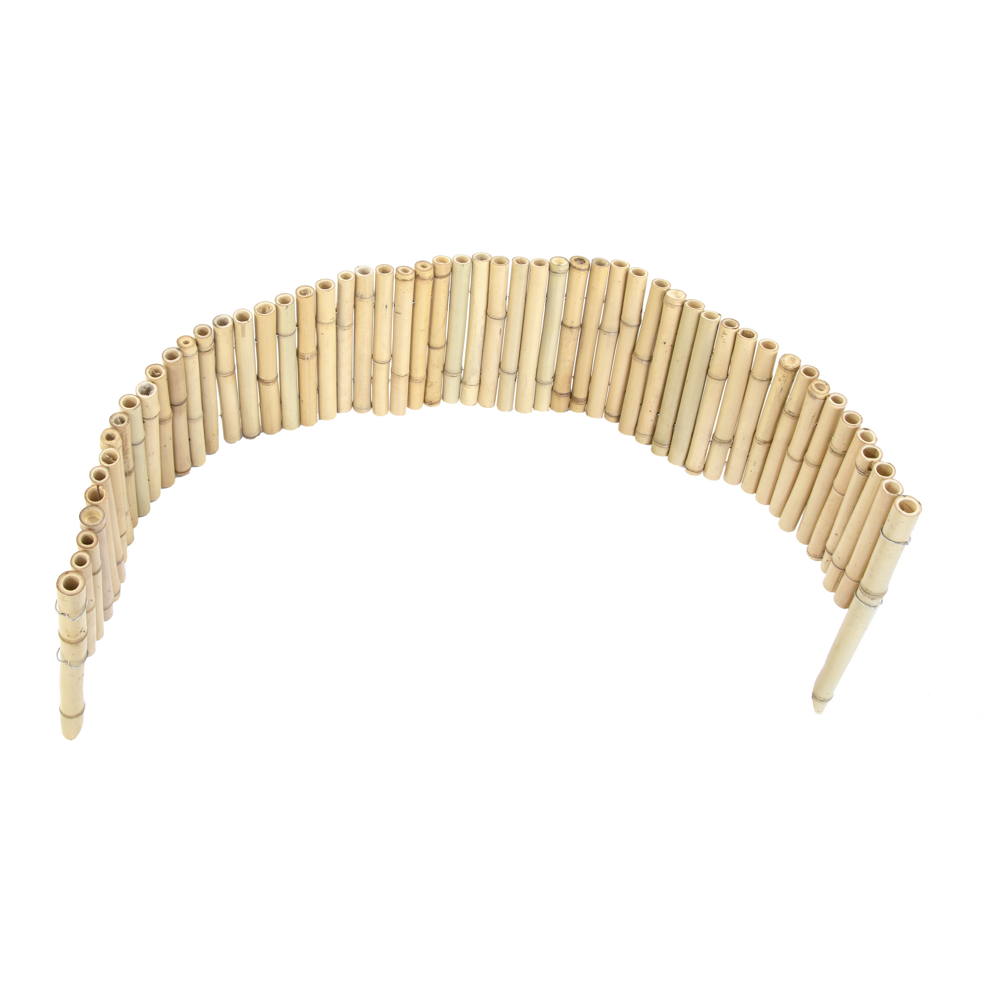 Beetabtrennung Bambus naturfarben 114 x 18/36 cm