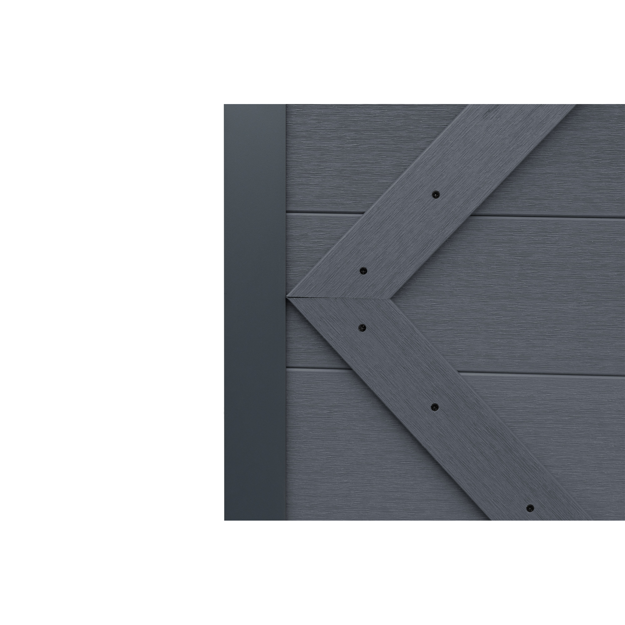 Zaun-Tor 'Tim' WPC anthrazit 103 x 175 x 16 cm