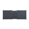 Zaun-Tor 'Tim' WPC anthrazit 103 x 175 x 16 cm