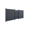 Zaun-Tor 'Tim' WPC anthrazit 103 x 175 x 16 cm