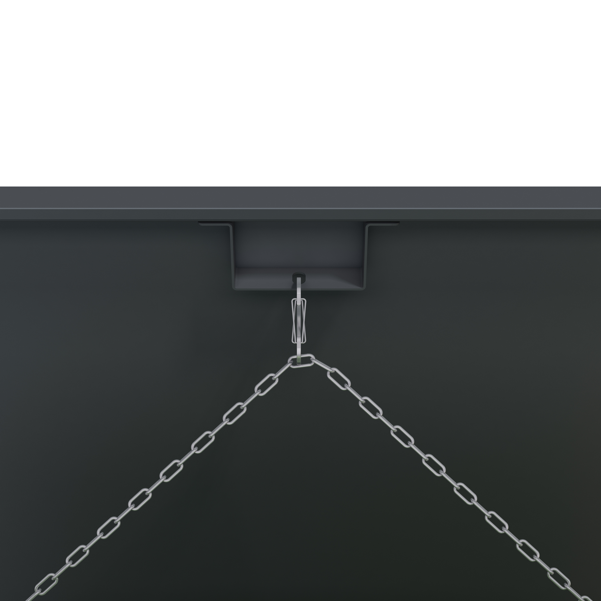 Mülltonnenbox 'Clara' mit Softclose anthrazit 132 x 116 x 80 cm