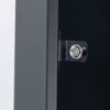 Mülltonnenbox 'Clara' mit Softclose anthrazit 132 x 116 x 80 cm