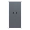 Geräteschrank 'Hanna' Stahl anthrazit 90 x 187 x 65 cm