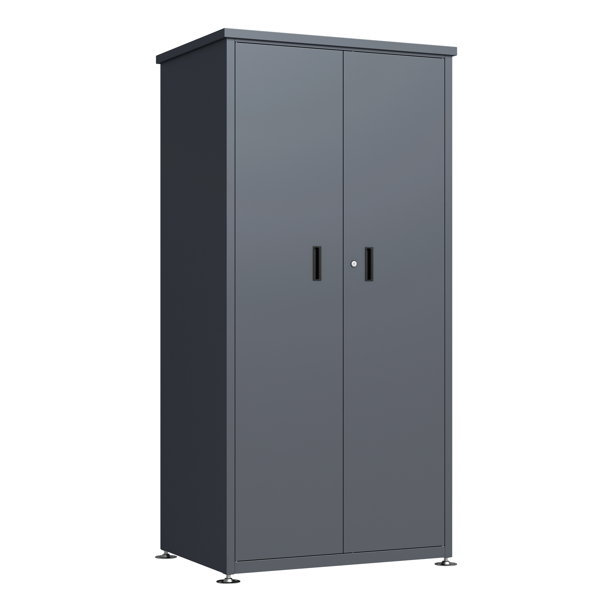 Geräteschrank 'Hanna' Stahl anthrazit 90 x 187 x 65 cm