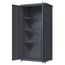 Geräteschrank 'Hanna' Stahl anthrazit 90 x 187 x 65 cm