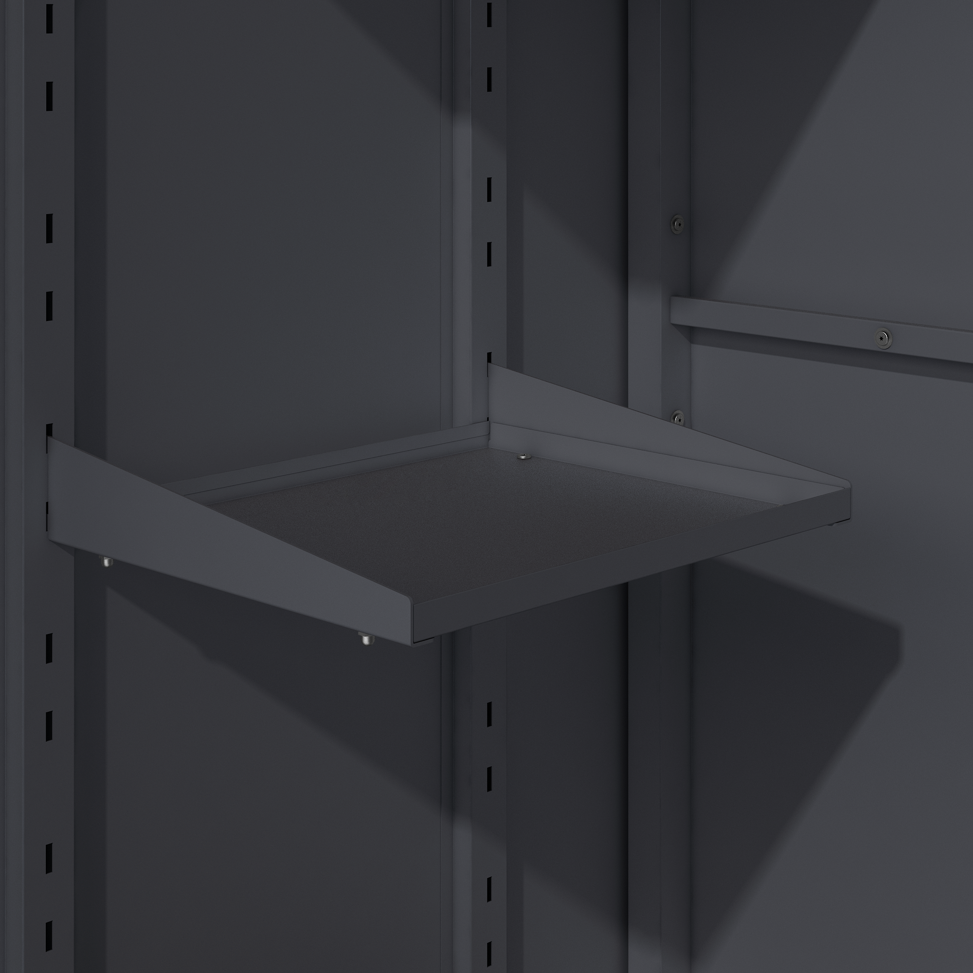 Geräteschrank 'Hanna' Stahl anthrazit 90 x 187 x 65 cm