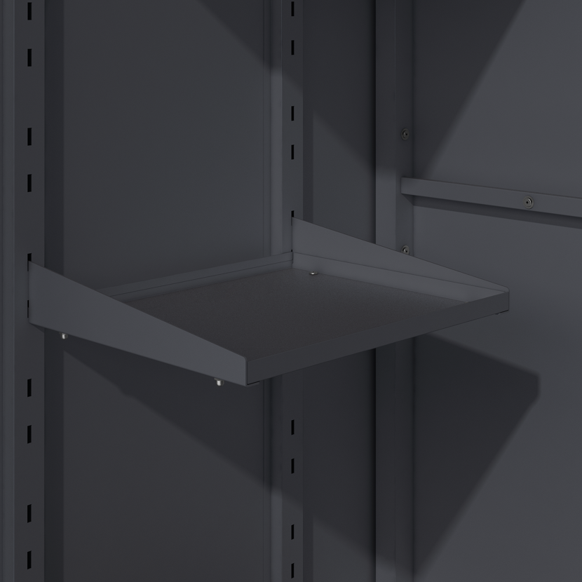 Geräteschrank 'Hanna' Stahl anthrazit 90 x 187 x 65 cm