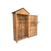 Geräteschrank 'Bella' Akazienholz naturbelassen 100 x 190 x 42,8 cm