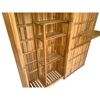 Geräteschrank 'Bella' Akazienholz naturbelassen 100 x 190 x 42,8 cm