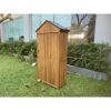 Geräteschrank 'Bella' Akazienholz naturbelassen 100 x 190 x 42,8 cm