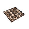 Klickfliese WPC naturfarben/sandfarben 30 x 30 x 2 cm 4 Stück