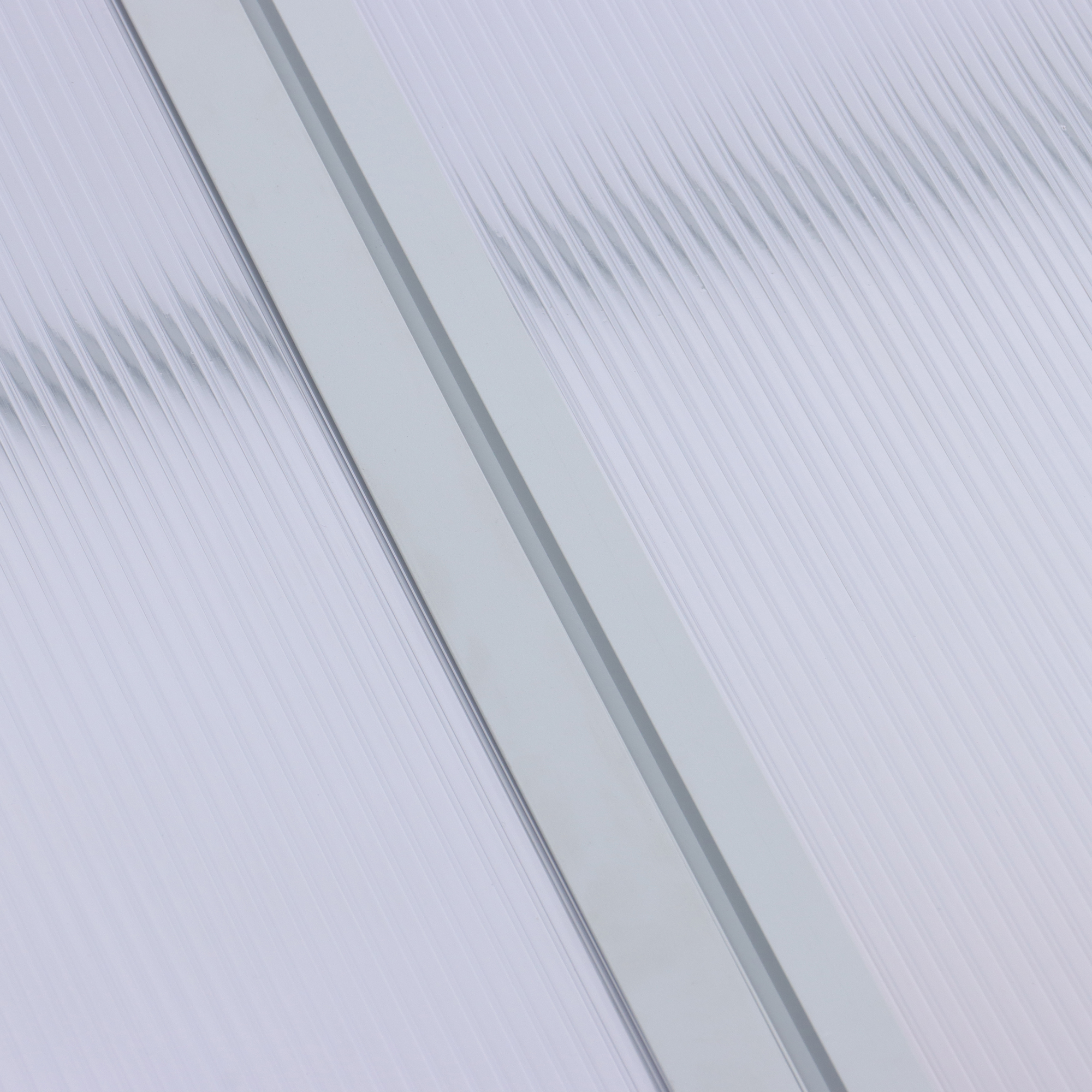 Frühbeet 'Marie' transparent/aluminiumfarben/weiß 160 x 40 x 70 cm