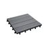 Klickfliese WPC naturfarben/sandfarben 30 x 30 x 2 cm 4 Stück
