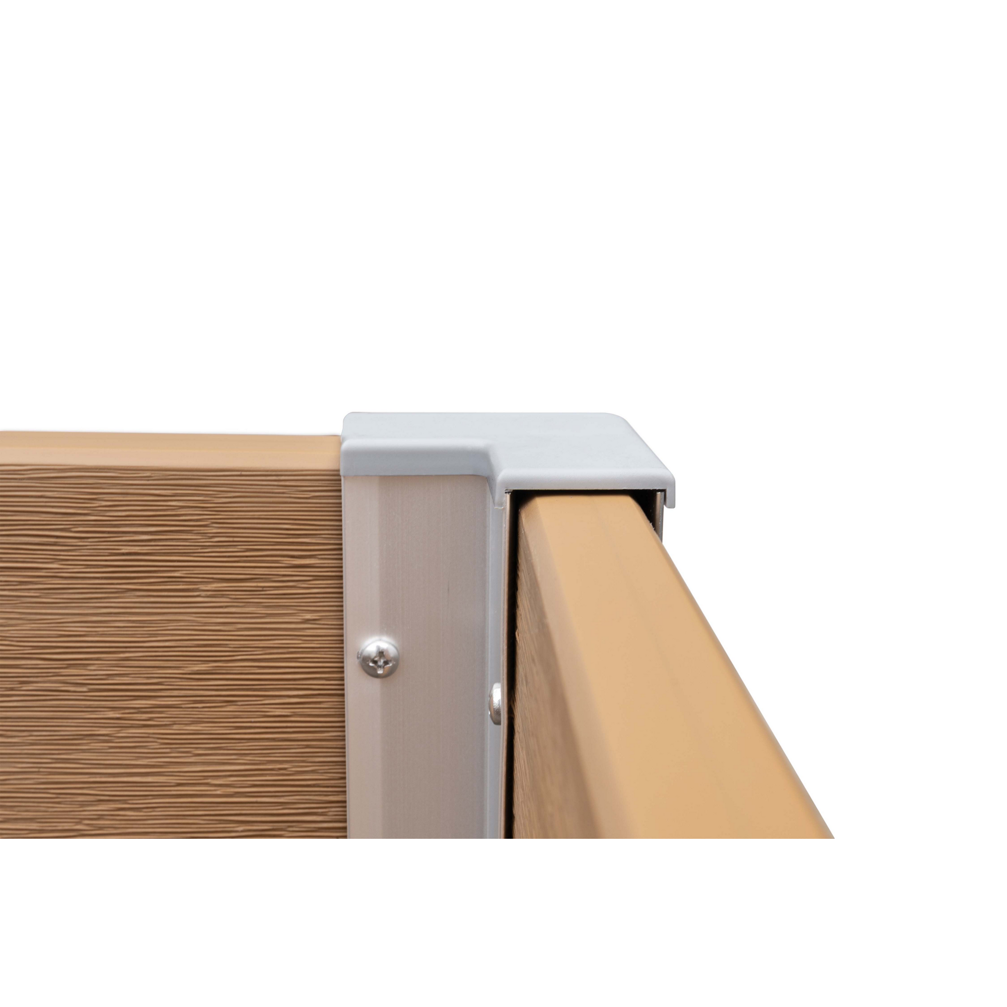 XL-Hochbeet WPC sand 200 x 100 x 75 cm