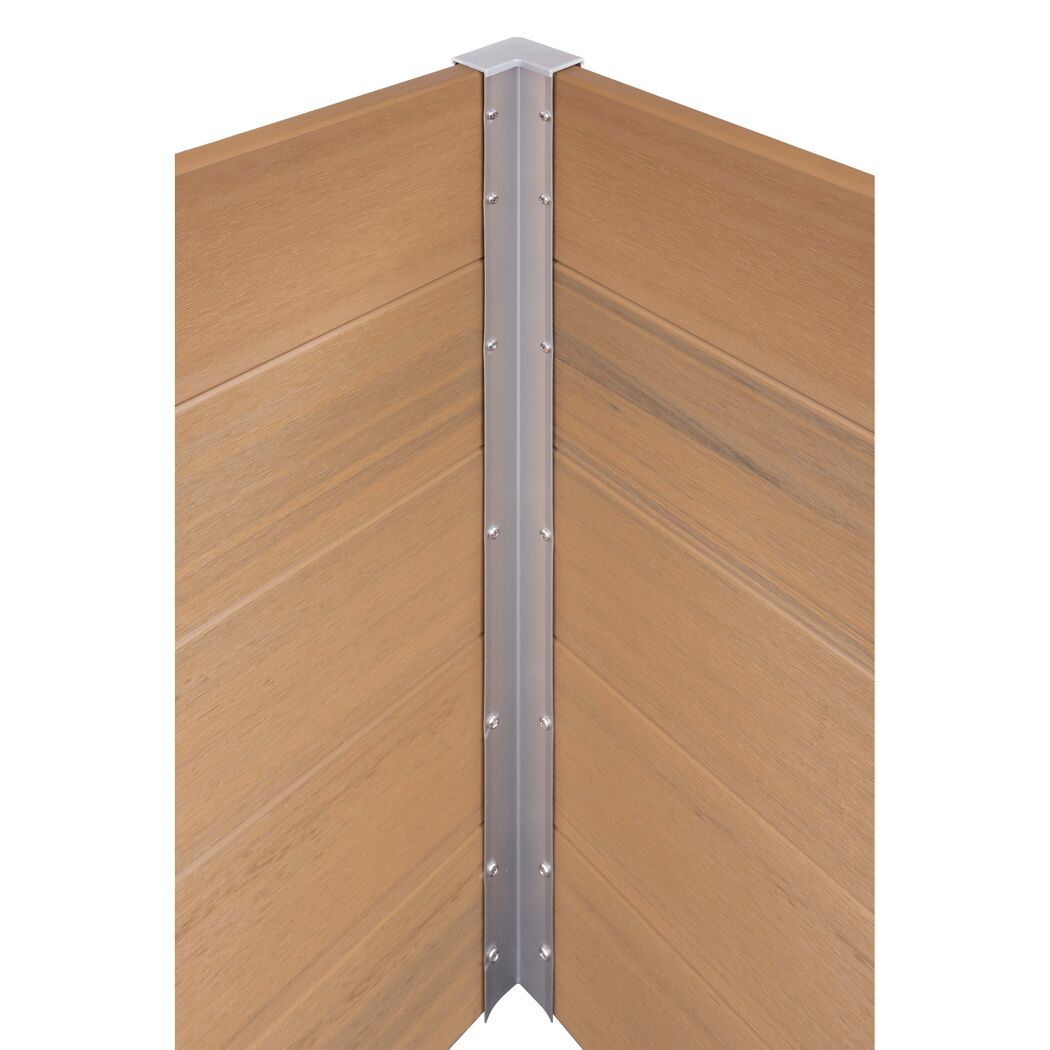 XL-Hochbeet WPC sand 200 x 100 x 75 cm