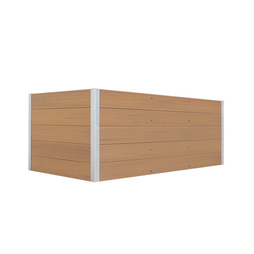 XL-Hochbeet WPC sand 200 x 100 x 75 cm