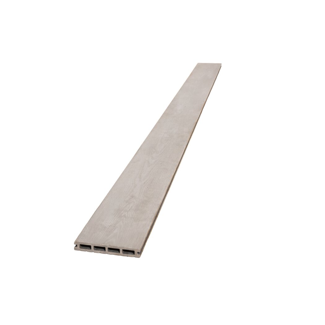 Terrassendiele WPC matt-grau 14,5 x 200 x 2,1 cm