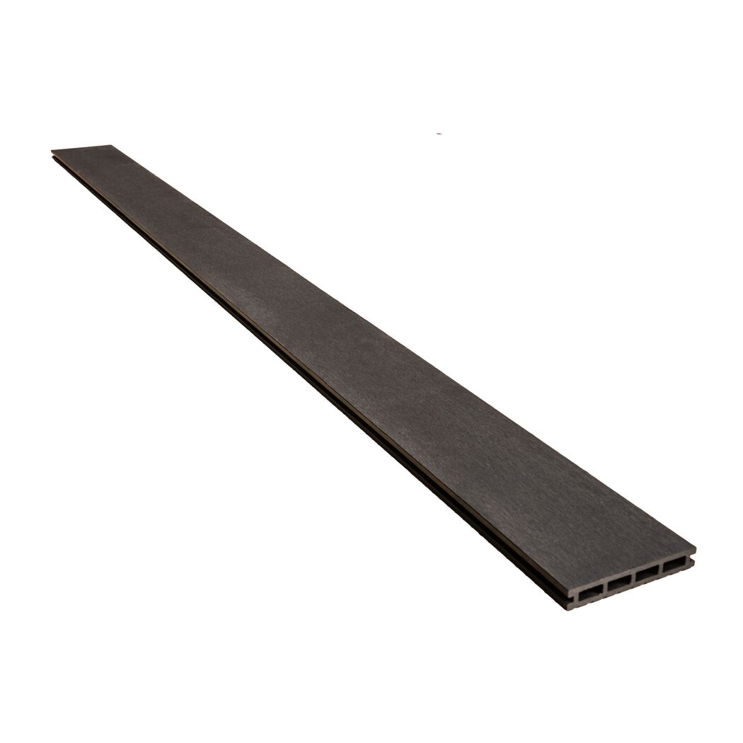 Terrassendiele WPC matt-anthrazit 14,5 x 200 x 2,1 cm